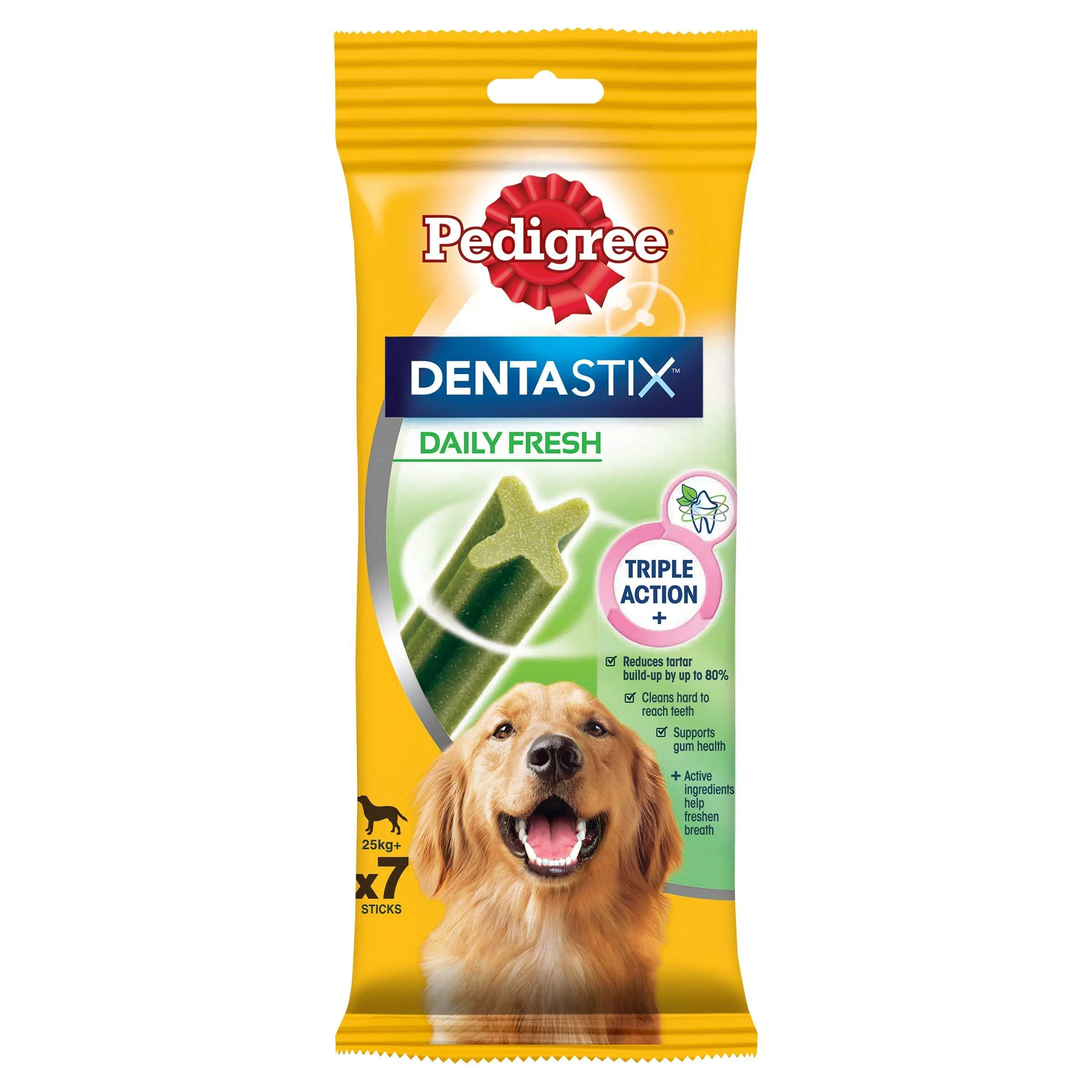 Pedigree Dentastix - Fresh Daily Dental Chews Large Dog 70 Sticks - 10 x 270 g