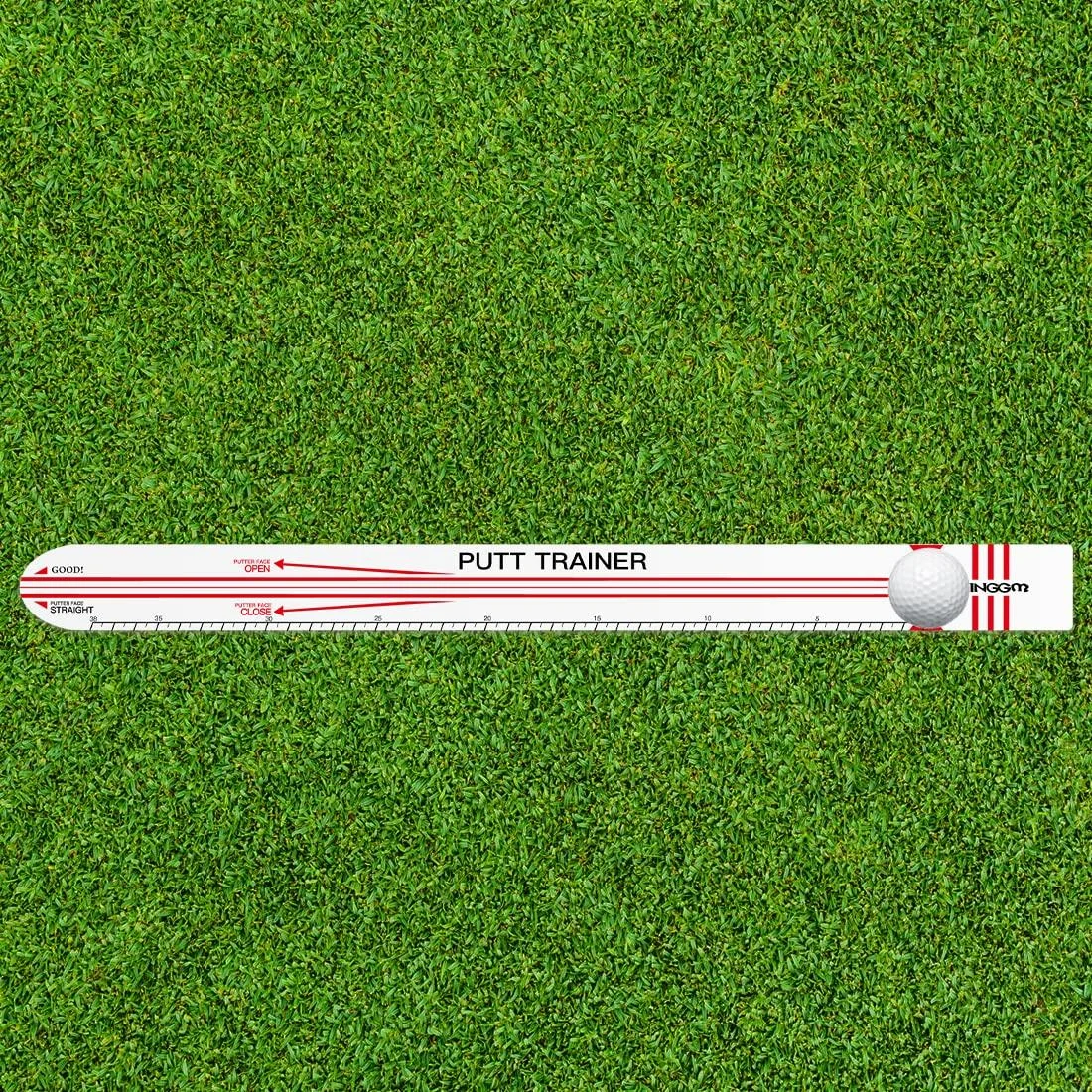 XINGGM Golf Putting Alignment Training Aid for Putting Green | Indoor & Outdoor Golf Putting Trainer,Come with Golf Ball & Putting Ring Plastic Putting Alignment Rail
