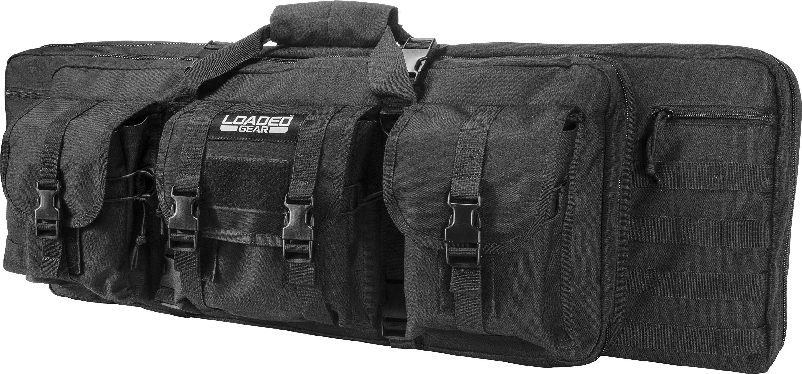 Loaded Gear 36" Long Tactical Soft Rifle Pistol Gun Bag Case, Black