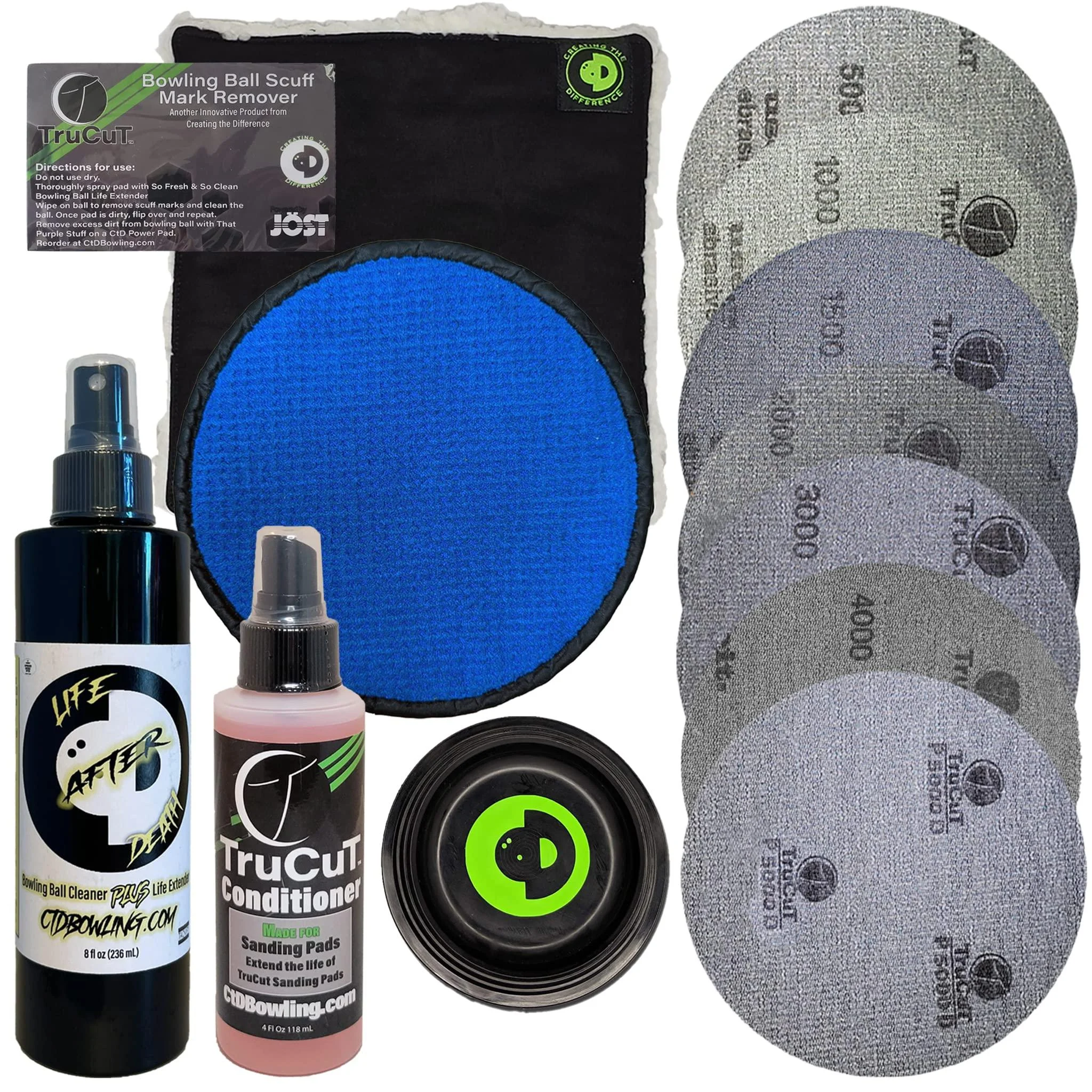 Creating the Difference Tournament Bowler Kit | 5" TruCut Sanding Pads