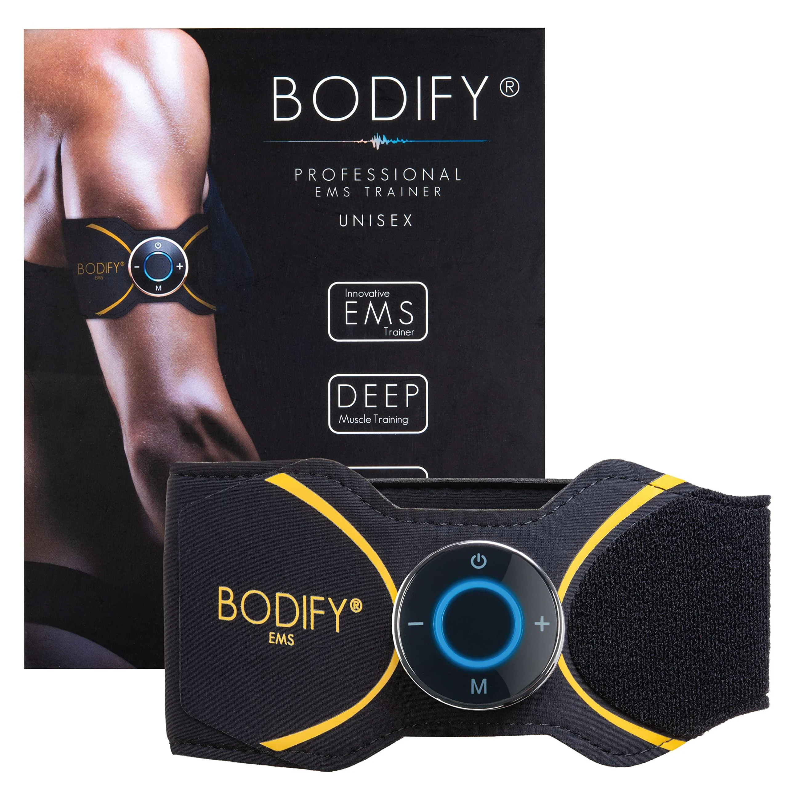 Bodify 2in1 EMS ARM & Bein trainer Pro - targeted stimulation of the arm & leg muscles!- muscle building - stimulation device arm leg muscles - muscle trainer for men and women the original