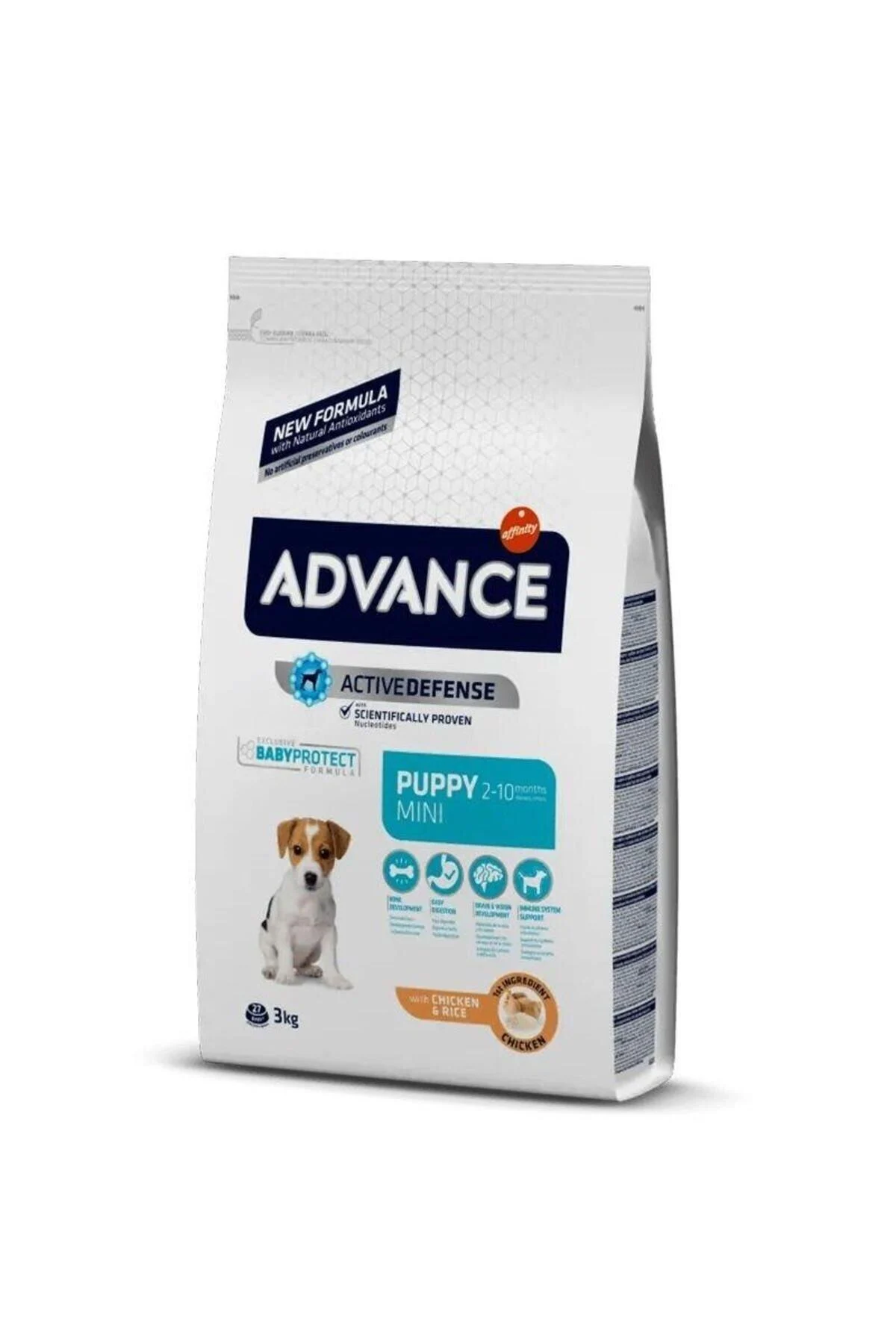 Advance Chicken and Rice Mini Breed Puppy Dry Food 3 Kg