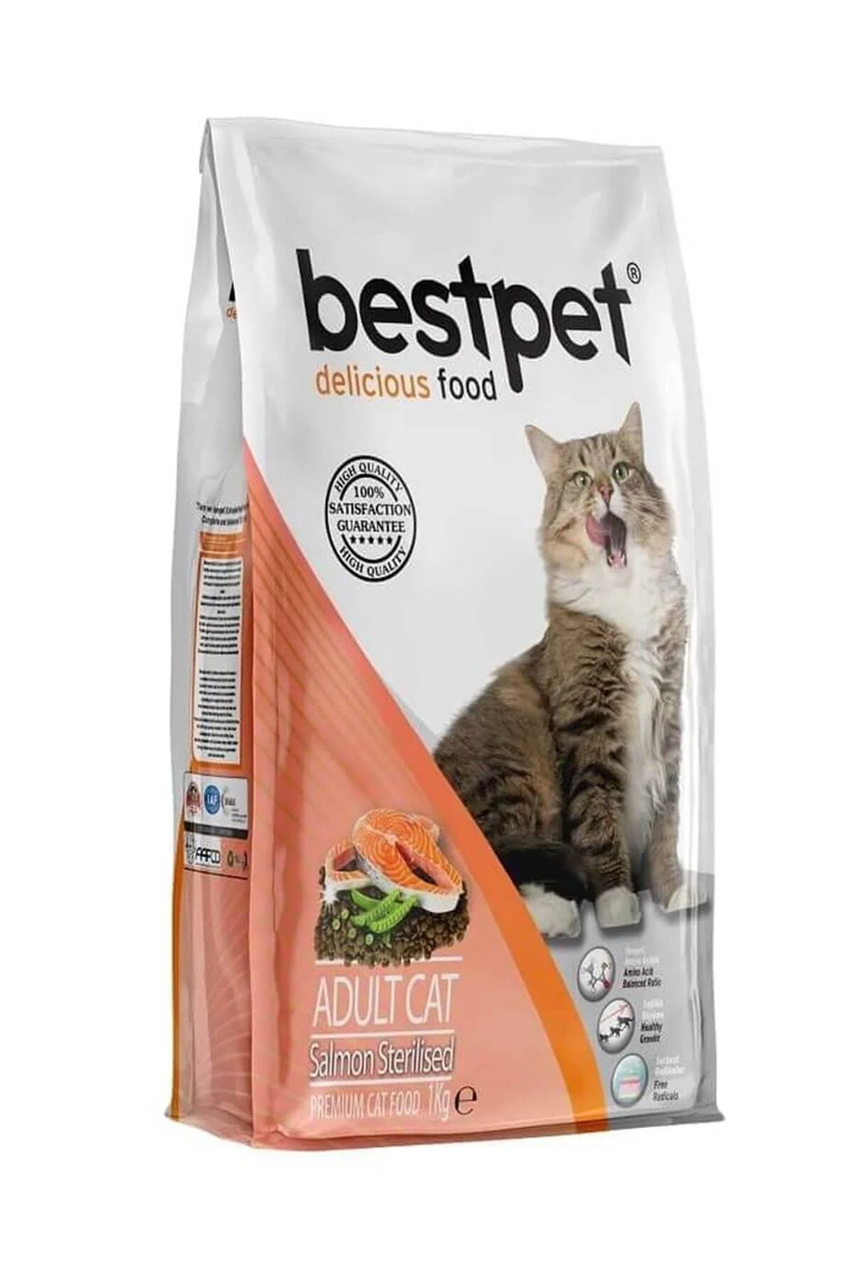 Bestpet Salmon Sterilized Cat Food 1kg