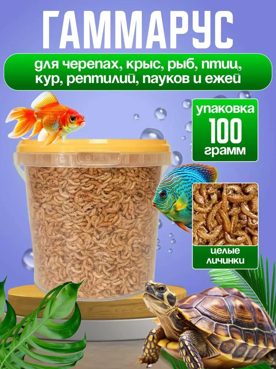 Sly Rat Gammarus food for turtles rats hamsters fish 100 g