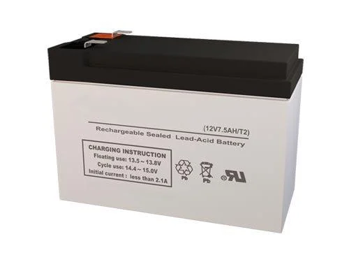 RB1270-F2 12 Volt 7.5 AmpH SLA Replacement Battery with F2 Terminal