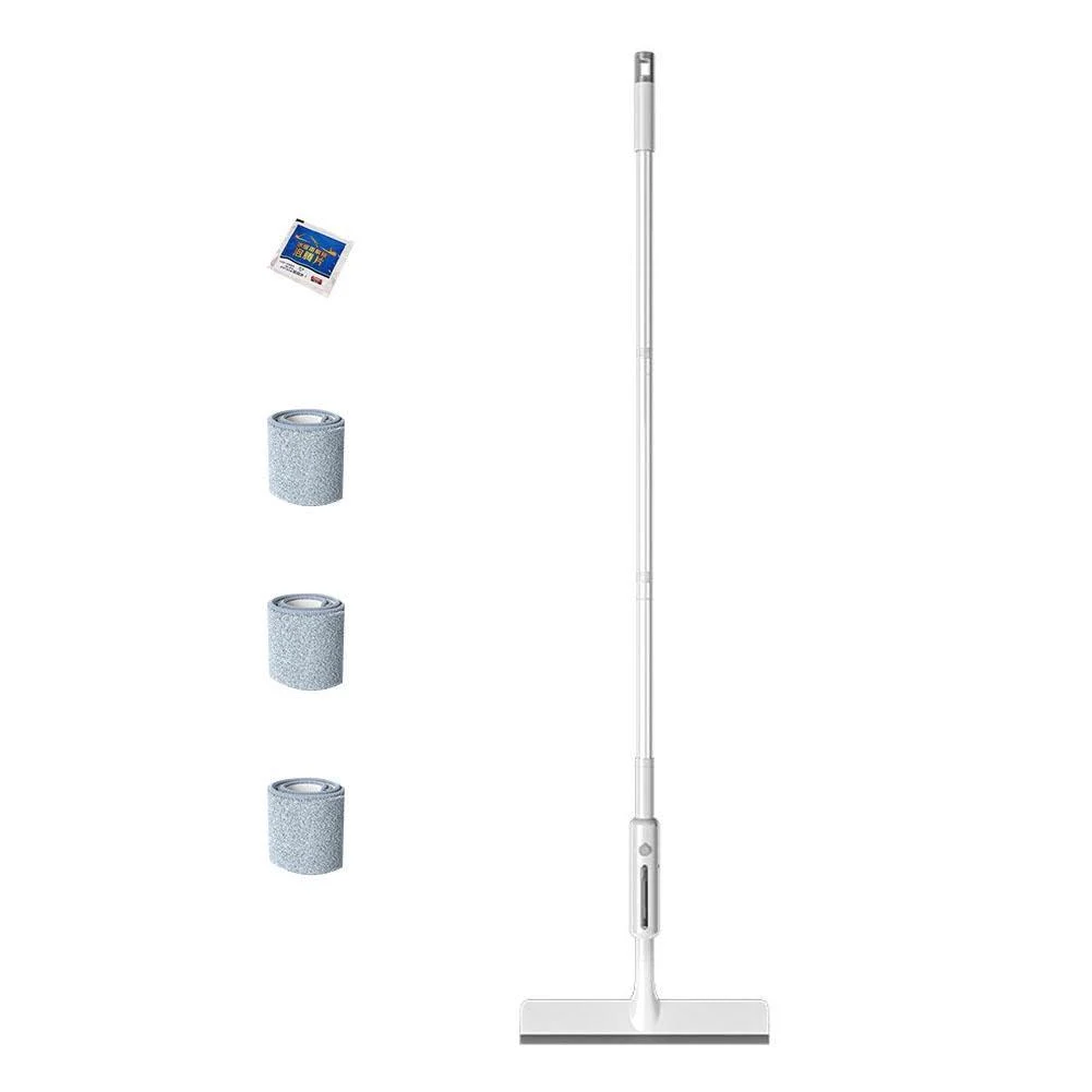 Squeegee For Window Cleaning with Spray and 3 Pads 2024 New Double Sided Spray Glass Cleaner Spray Retractable Cleani Window - kkiuop
