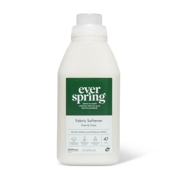 Ever Spring Free & Clear Unscented Fabric Softener - 32 FL OZ (003-02-4790)