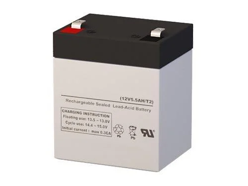 AJC D4.5S F2 Replacement Battery - 12 Volt 5.5 AH F2 Terminal by SigmasTek