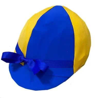 Royal Blue & Yellow Helmet Cover - Helmet Covers Etc.