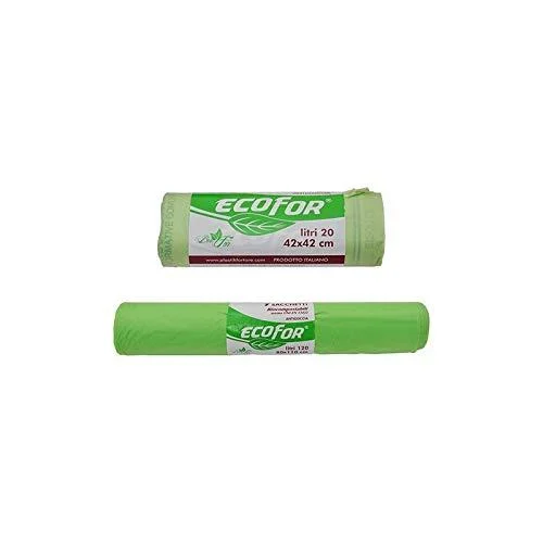 COMPOSTABLE DIFFERENTIATED COLLECTION BAGS cm. 80x110 - cf. 7 pcs