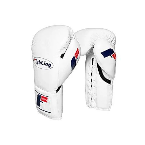 Fighting Certified Pro Fight Gloves White 10 oz - Fighting Sports