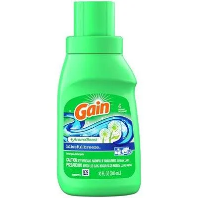 Gain Blissful Breeze Aroma Boost Laundry Detergent Travel Size 10 Oz