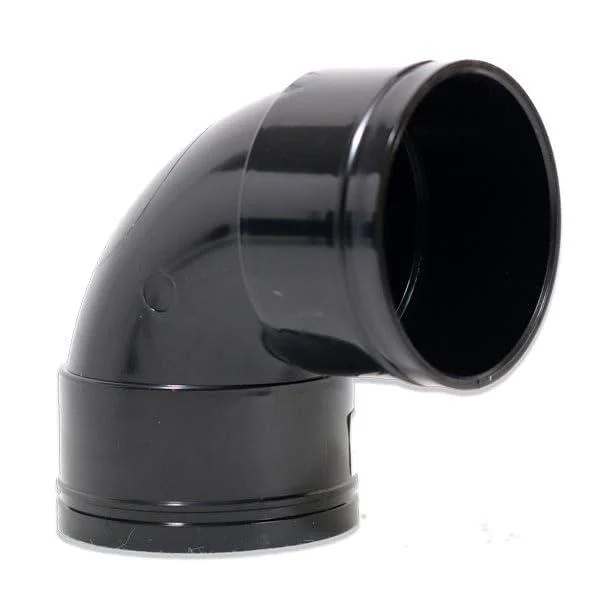 eco-filtration 82MM/3" KNUCKLE BEND 90 DEGREE SOLVENT WELD CONNECTOR KOI FISH POND PUMP FILTER TANK PIPE FITTING