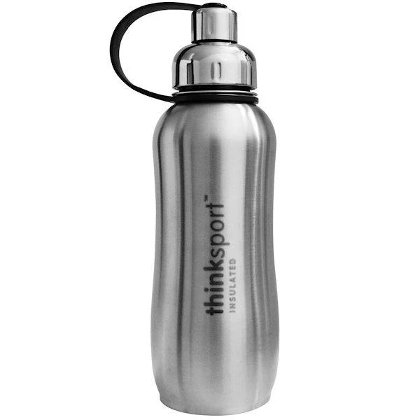 Think Thinksport Insulated Sports Bottle Silver 25 oz (750 ml)