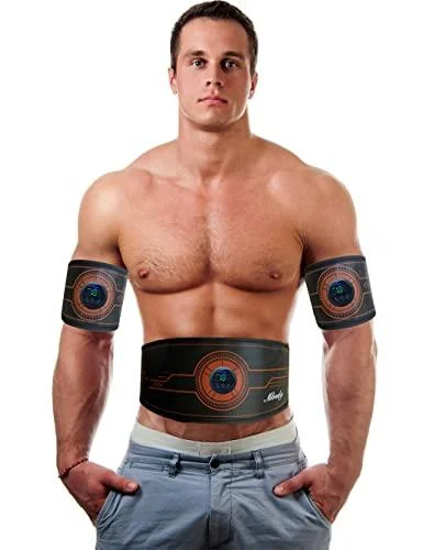 MBODY Fitness Belt for abdominal arm leg 23''-47'' Black