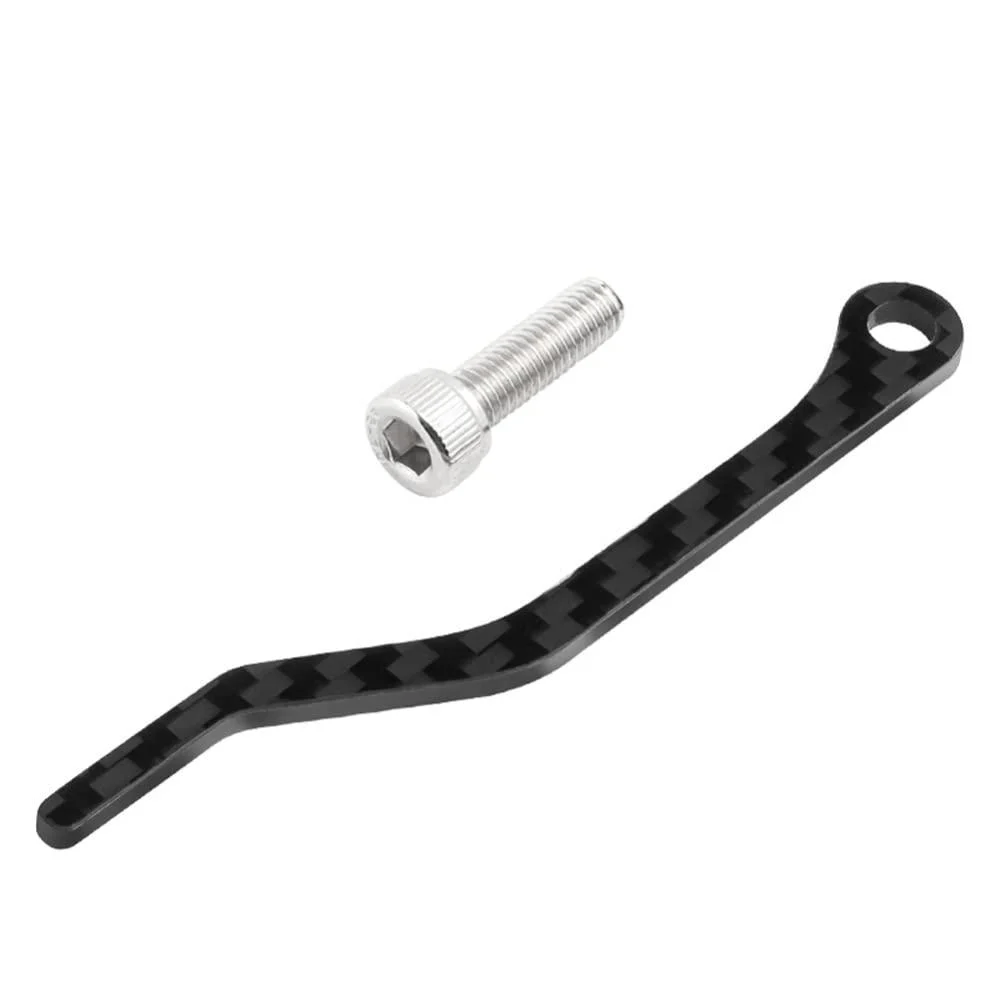 TEQIN Chain Catcher, Chain Guide Drop Catcher, Ultralight Carbon Fiber Chain Catcher Drop Keeper, Bicycle Chain Anti-Drop Stabilizer 1pc