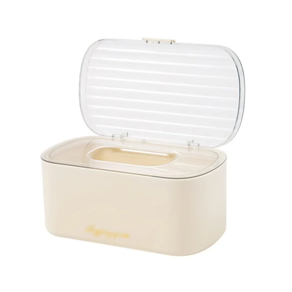 Built in Spring Sealing Ring Extraction Mask Storage Box Tissue Box (Color : 3-Pack Size : 23.5 * 13 * 12CM)