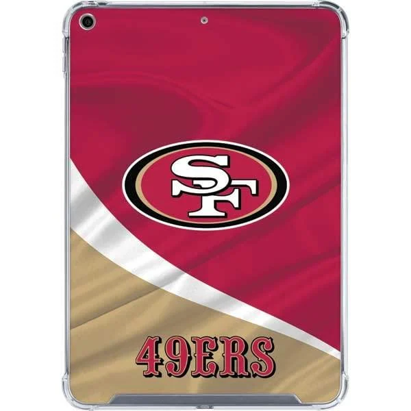 Skinit Clear Tablet Case Compatible with iPad 10.2in (2019-21) - Officially Licensed NFL San Francisco 49ers Design