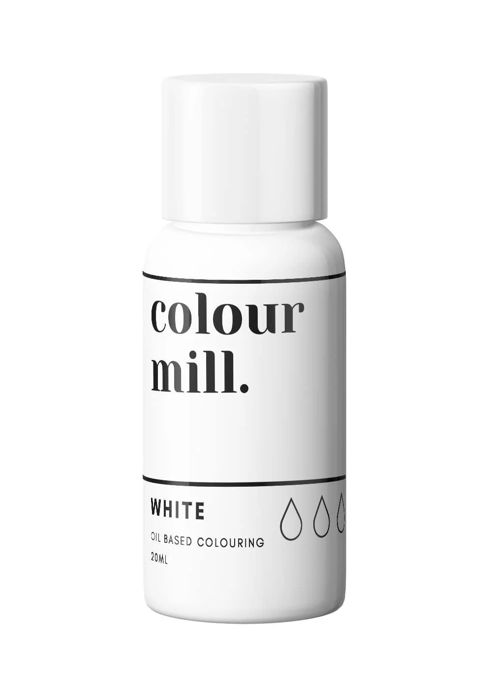 COLOUR MILL Oil Based Food Colouring 20ml (White)