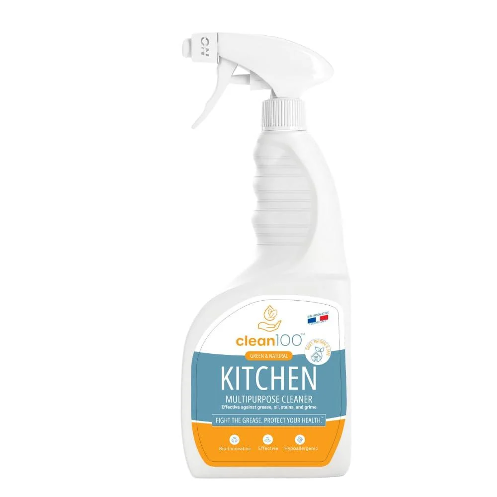 Kitchen Multipurpose Cleaner - 100% Natural Safe Biodegradable Cleaning Spray for Kitchen | Household Cleaning Supplies