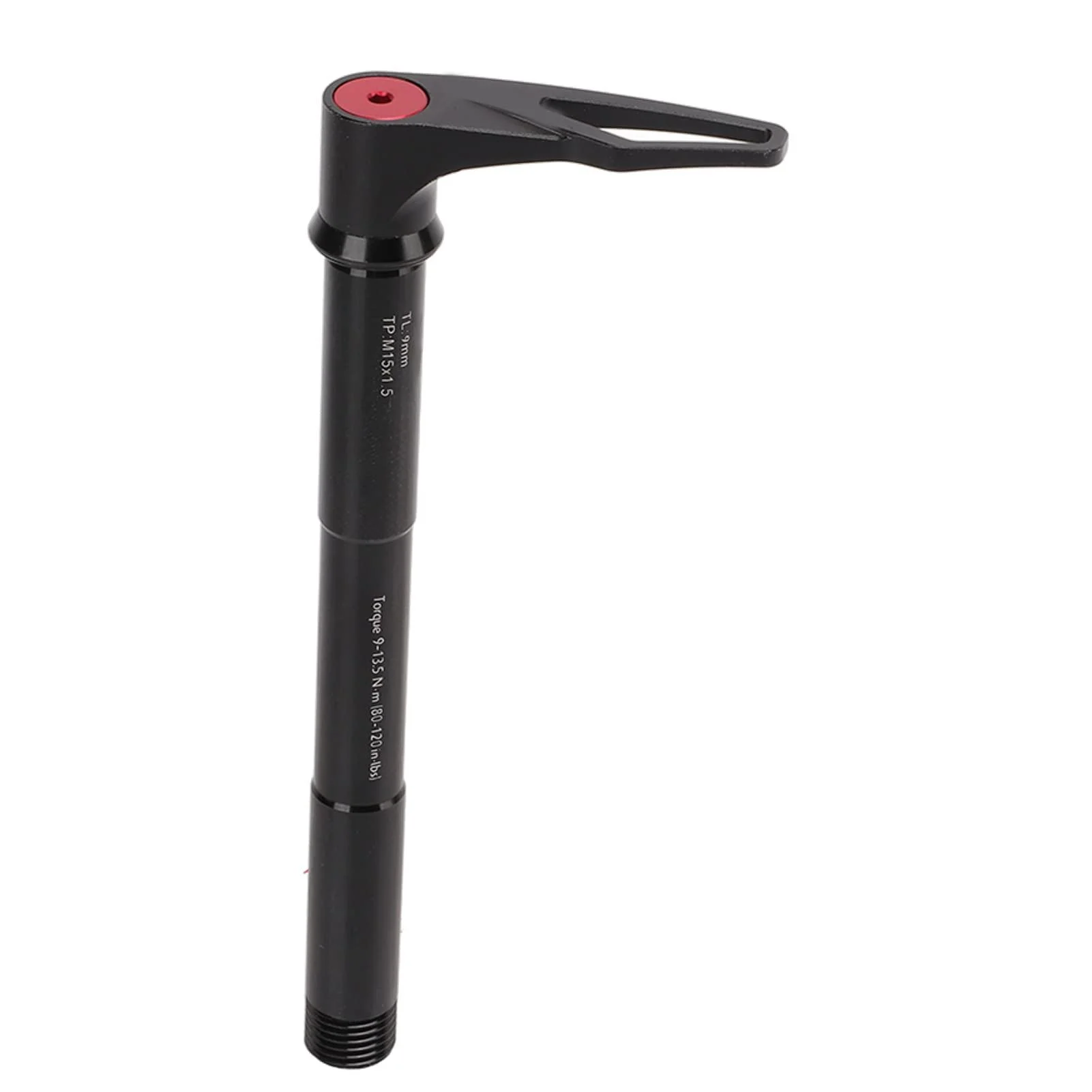Entatial bicycle plug axle quick tensioner black aluminum alloy bike front panel axle skewer bike stick axles quick clamping (L: 158 mm)