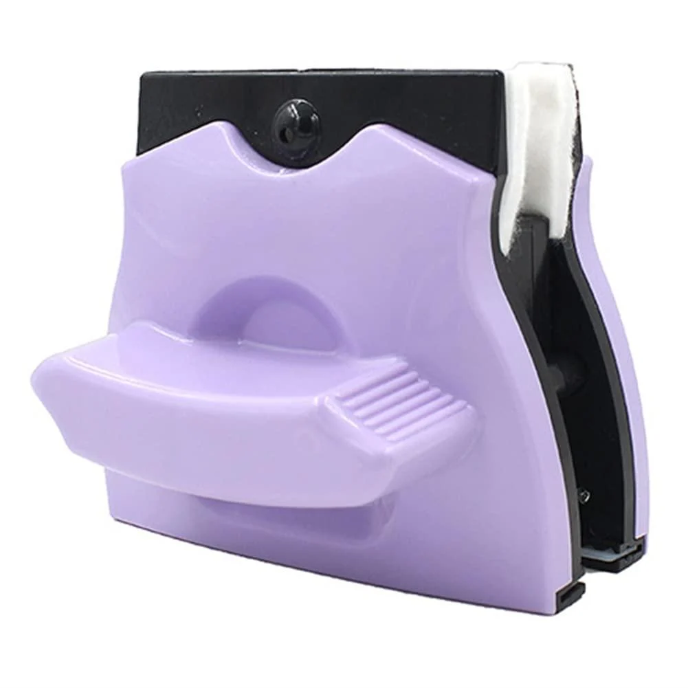HUPYOMLER Windows Cleane Tool Magnetic Windows Wiper Household Glass Brush Double Side Windows Cleaning Brush Purple
