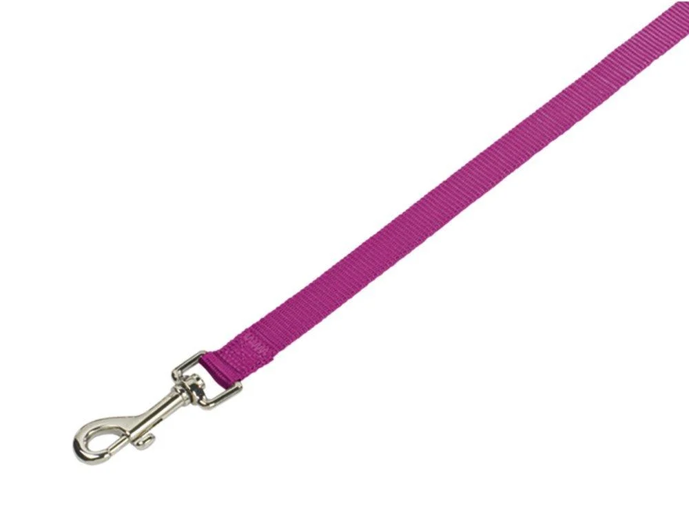 Nobby Leash Classic raspberry L: 120 cm W: 15 mm 1 piece raspberry width 15 mm