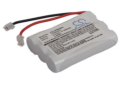 Replacement Battery Compatible with Universal AAA x 3 Part Number: AAA x 3 700mAh/3.6V - IUPPA