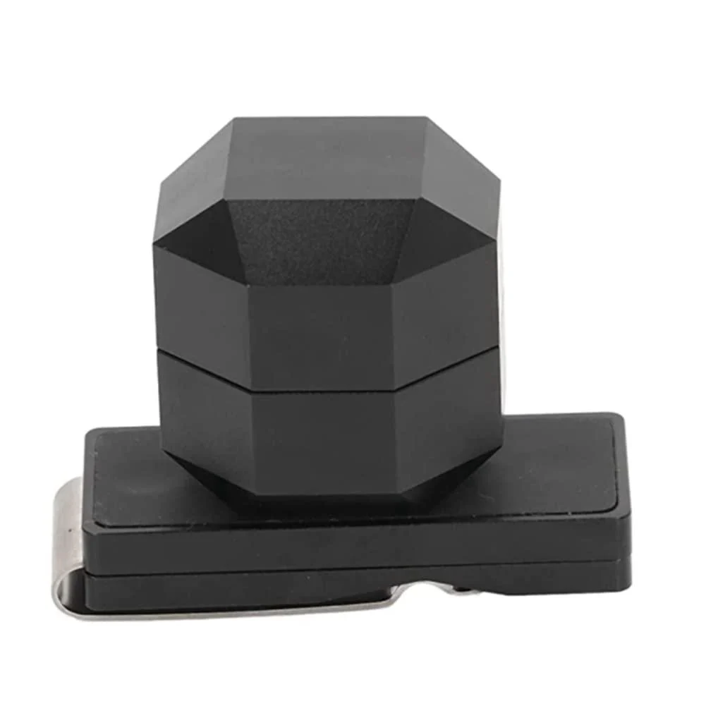 DINESA Pool Cue Chalk Box with Clip 2-Layer Octagonal Billiard Pool Cue Chalk Holder Universal for Billiard Accessories