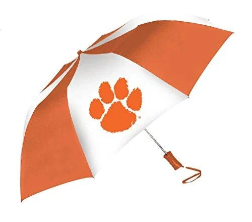 Storm Duds Clemson Tigers Sporty Two-Tone Umbrella