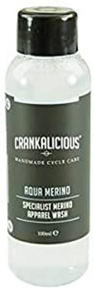 Crankalicious Cycle Care - Aqua Merino High Performance Apparel Wash - non-aggressive hand or machine care for merino wool garments 500ml