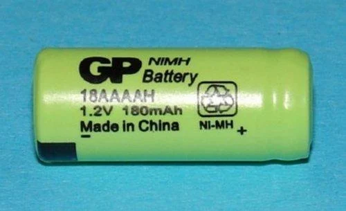 1.2V 180MA NI-MH Battery (18AAAAH) - Single Cell