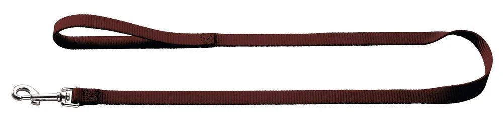 HUNTER ECCO SPORT leash for dogs nylon 2.5 x 100 cm brown brown 2.5 x 100 cm