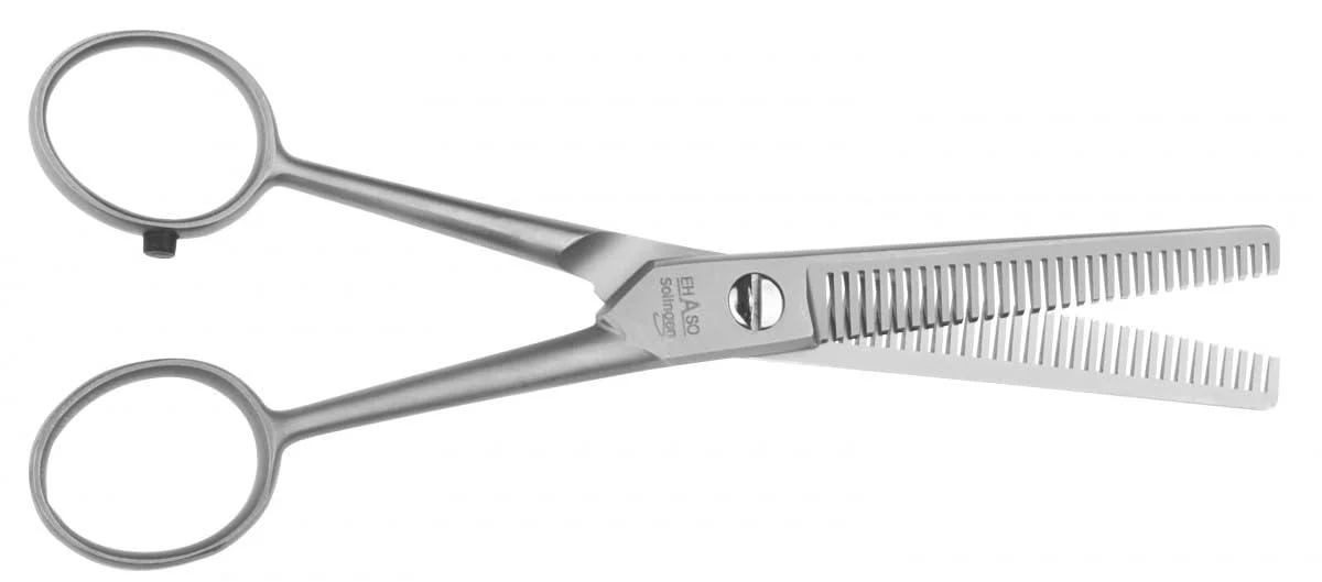 EHASO dog scissors thinning scissors from Solingen 15.5cm 30 teeth