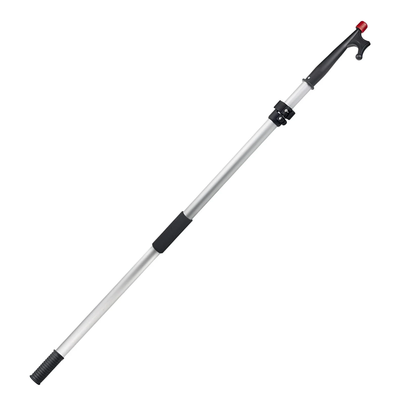 Besramtic Boat Hook Pole for Docking Telescoping from 47.2 Inches ( 3.93 Ft ) to 82.6 Inches ( 6.9 Ft Anodized Aluminum Shaft