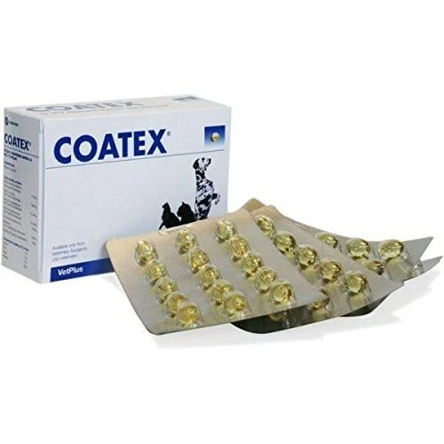 Coatex Sensitive Skin Capsules for Cats & Dogs 60 - VetPlus