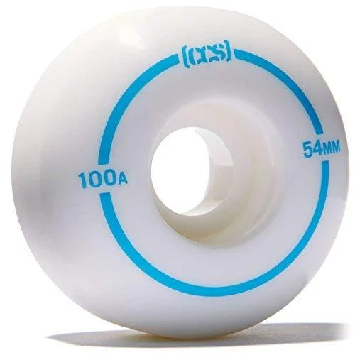 CCS Skateboard Wheels - 52mm, 53mm, 54mm, 56mm - 100A White 52mm