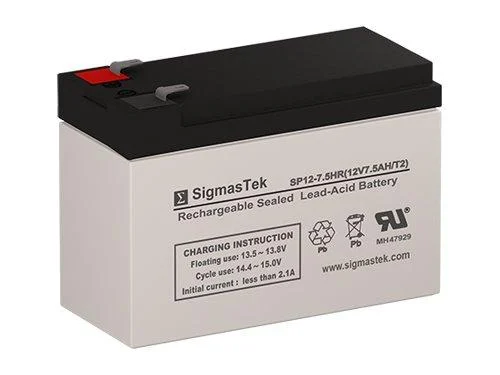 Bruno SRE-2010 Compatible Battery Replacement by SigmasTek - 12 Volt 7.5 AmpH