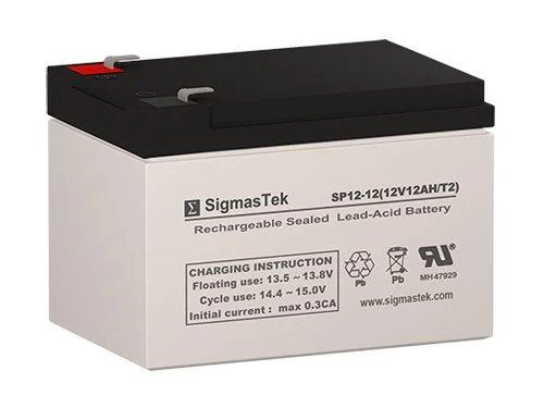 NP12-12T 12 Volt 12 AmpH SLA Replacement Battery with F2 Terminal