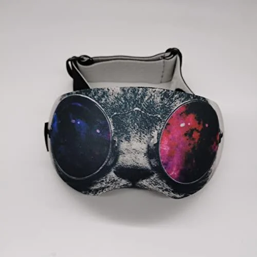 KISS OR DISS Ski Goggle Cover Goggle Sock Bear Printed Soft Bag Snow Goggle Cover 13