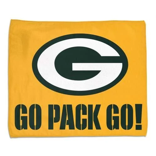WinCraft Green Bay Packers 15x18 Rally Towel-Full Color Go Pack Go