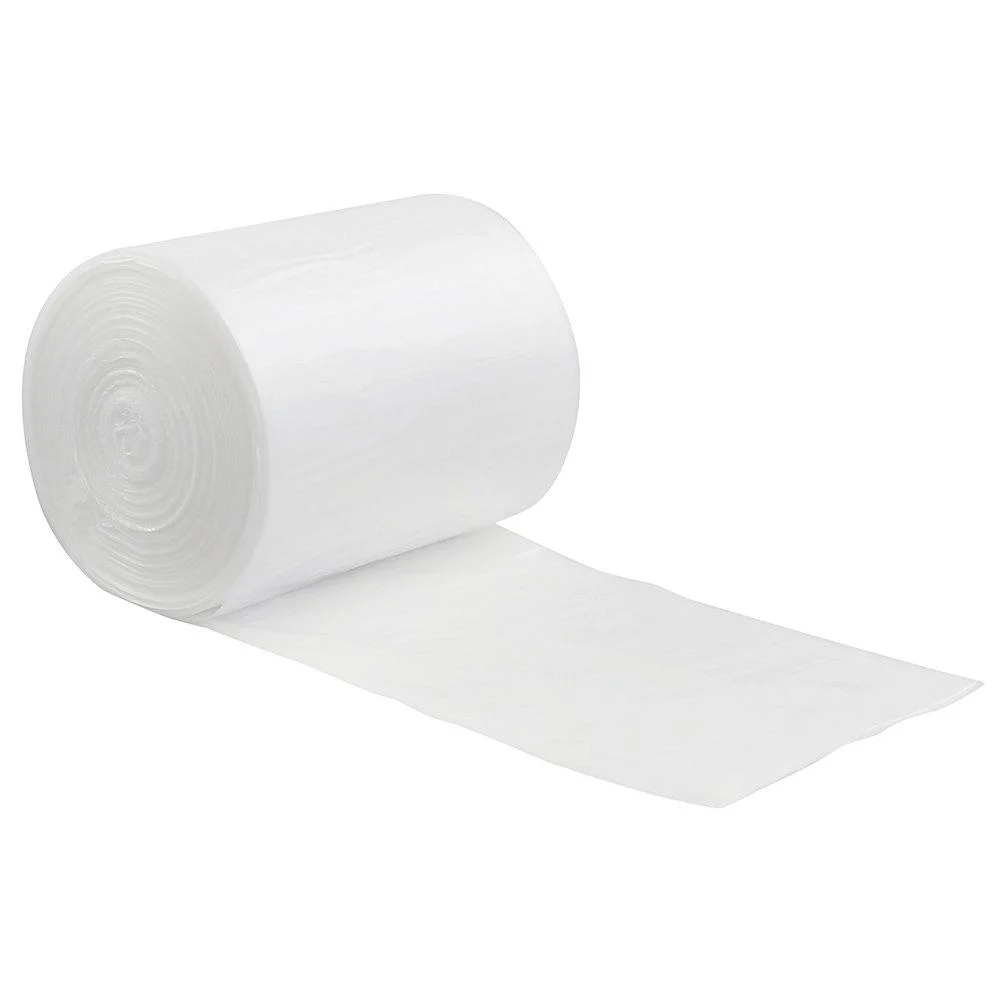 Idomy Clear Garbage Bags Large 30 Litres 100 Trash Bags 100 count (Pack of 1)