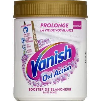 VANISH - D tachant textile Poudre - GOLD OXI ACTION Blanc Eclatant 30sec - 470g