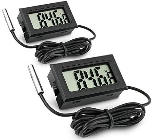 Zhiting thermometer inside thermometer for interior mini LCD digital thermometer hygrometer aquarium thermometer reptile thermometer for vehicle reptiles terrarium aquarium fridge