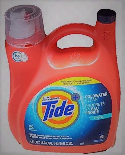 Ultra Concentrated New Tide Coldwater Clean Original Liquid Laundry Detergent 4.43 L/150 Fl. Oz - 110 Loads