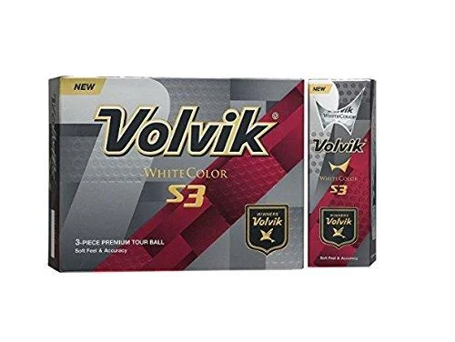 Volvik S3/S4 Golf Balls White S3