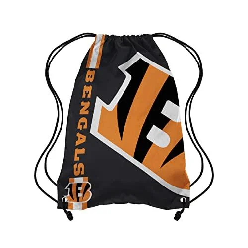 Cincinnati Bengals NFL Big Logo Drawstring Backpack - FOCO