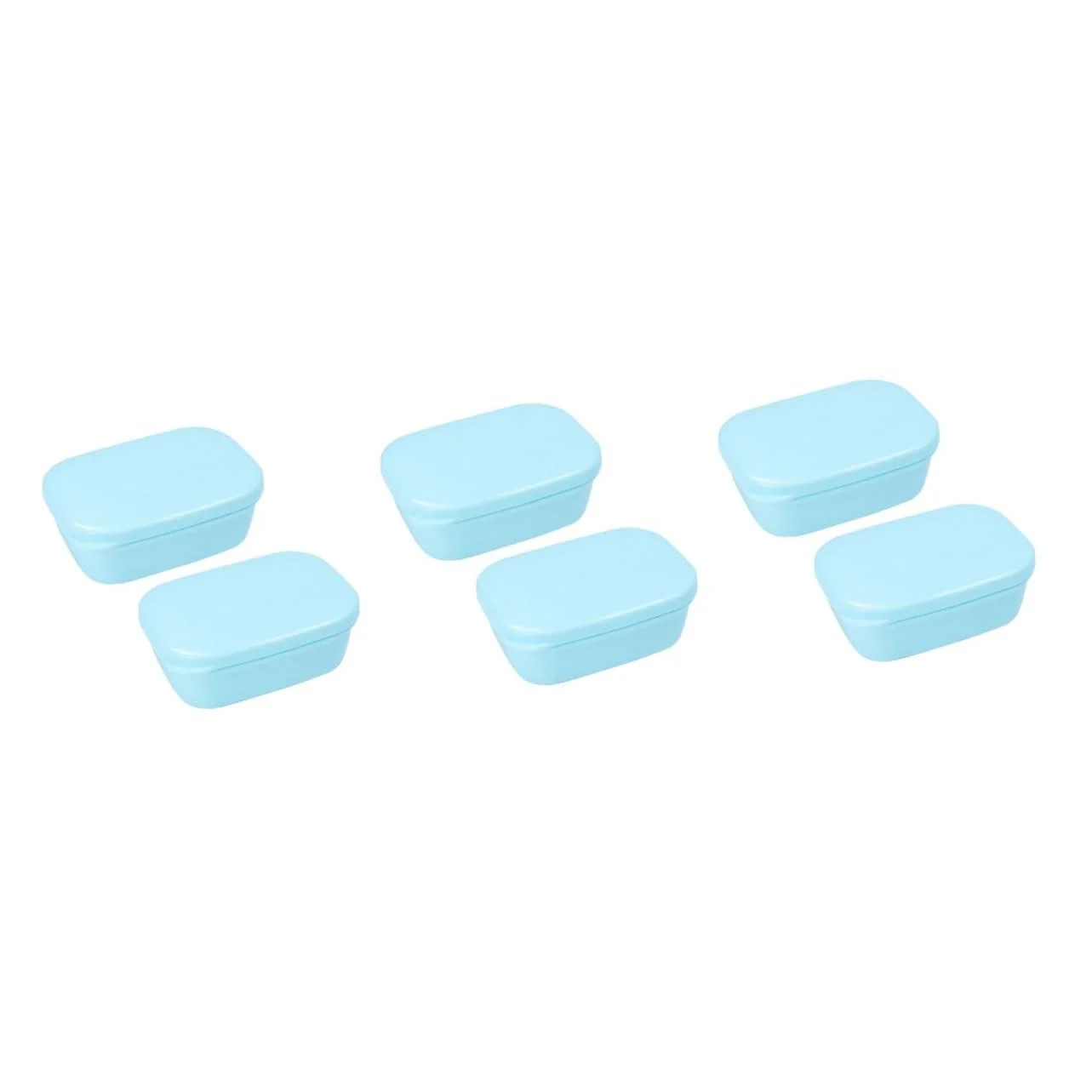 Ciieeo 6 Pcs Bathroom Soap Holder Soap Dish with Drain Soap Storage Case Soap Container Sponge Soap Shower Soap Holder Soap Dish for Shower Soap Case Storage Box Travel Rectangle