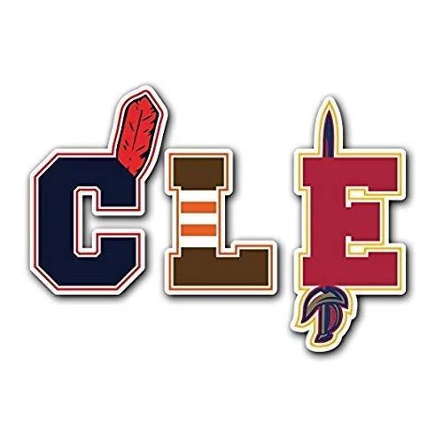 Cleveland Sports Sticker - decals
