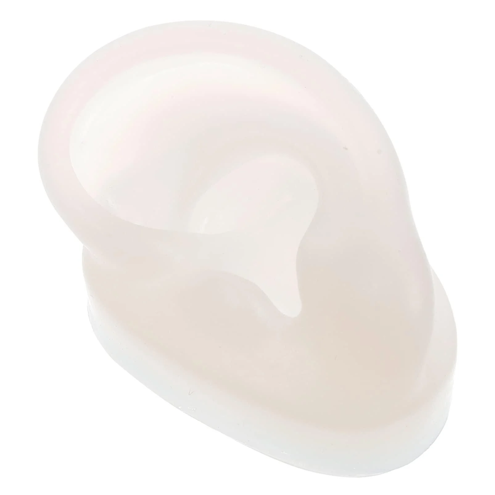 FOMIYES Ear Model Ear Piercing Education Display Ear Silicone Body Part Model Ear Practice Model Ear Anatomy Model Ear Flexible Model Garnish Tools Perforation Teaching Transparent 2